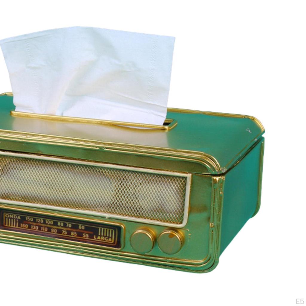 Radio Tissue Holder with Napkin Case for Home and Cafe Use