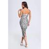 Europe America Fashion Women's Sexy Strapless Sequin Feather Bandage Dress