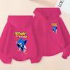 Kids Girls Boy 3-12 Yrs Zipper Style Cardigan Hot Sale Hoodie Sweatshirt Leisure Coat Sports Trend Top Anime Film Print Clothing