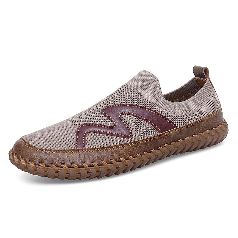 Fashion Breathable Men Slip-On Loafers 2025 Men's Breathable Mesh Sneakers Lightweight Walking Shoes Fashion Casual Sports Shoes for Men