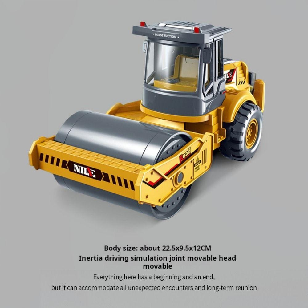Forklift Dumper Construction Truck Toys Road Roller Excavator Bulldozer Toy  for Children