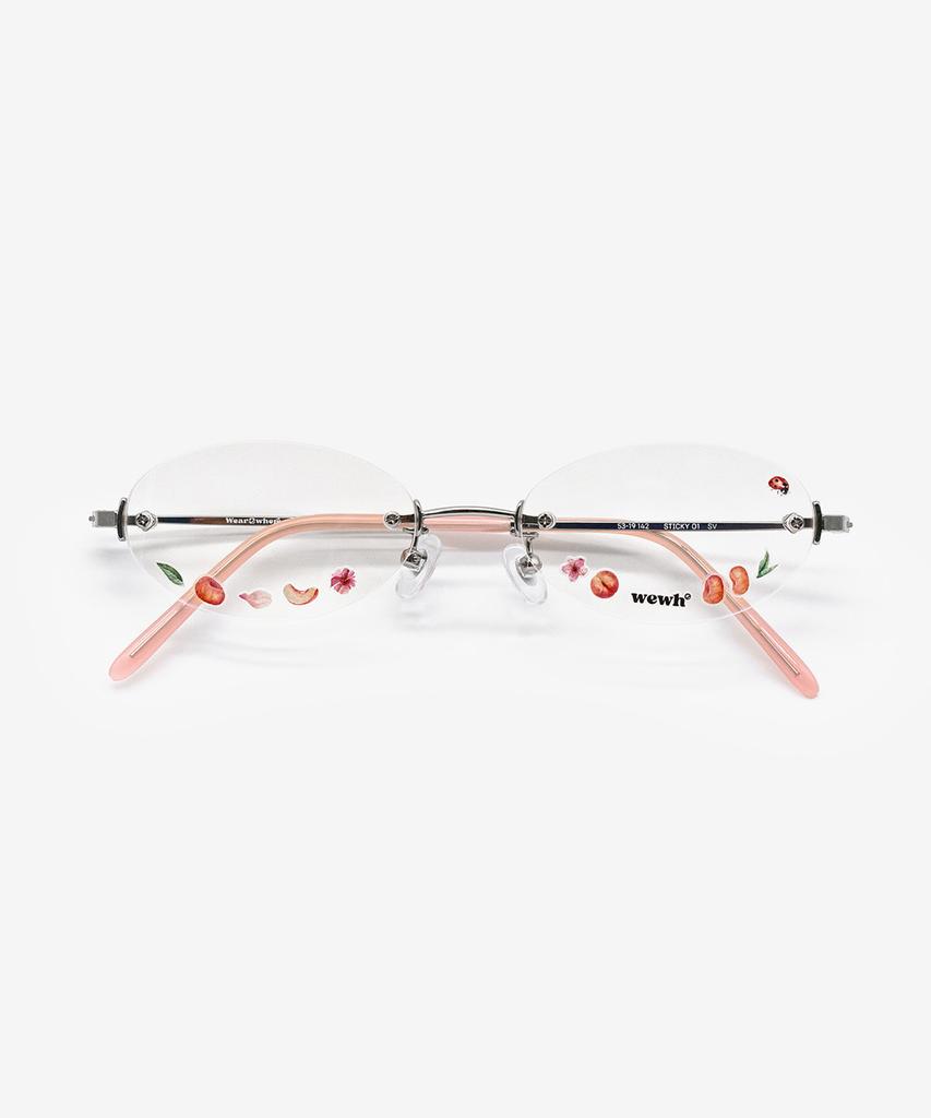 Weeoweeo Sticky 01 Rimless Glasses