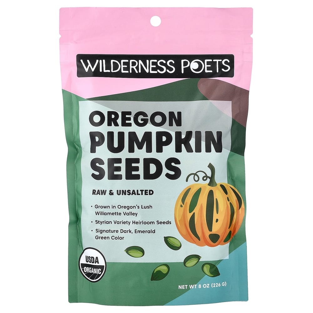 Wilderness Poets Oregon Pumpkin Seeds 226g (8oz) 226g - 1 ea