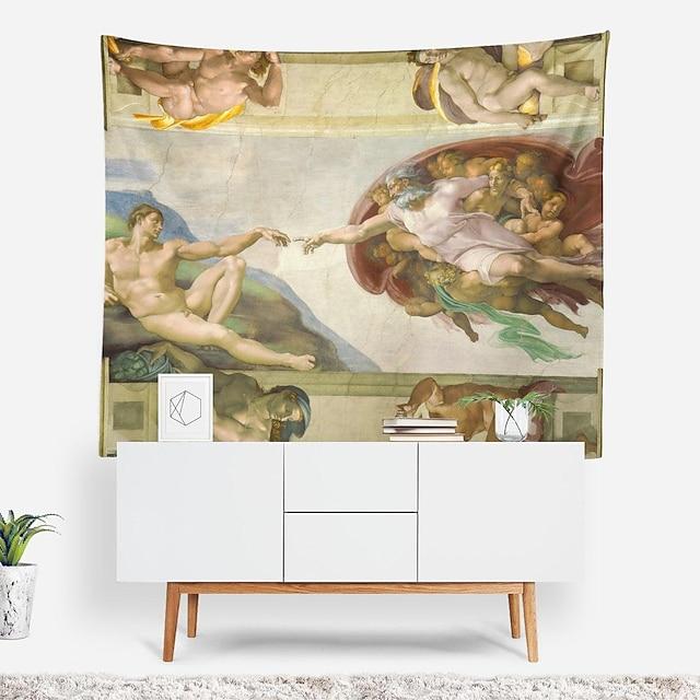 Tapestry artistic wall painting in the Baroque style 75x100 чёрный