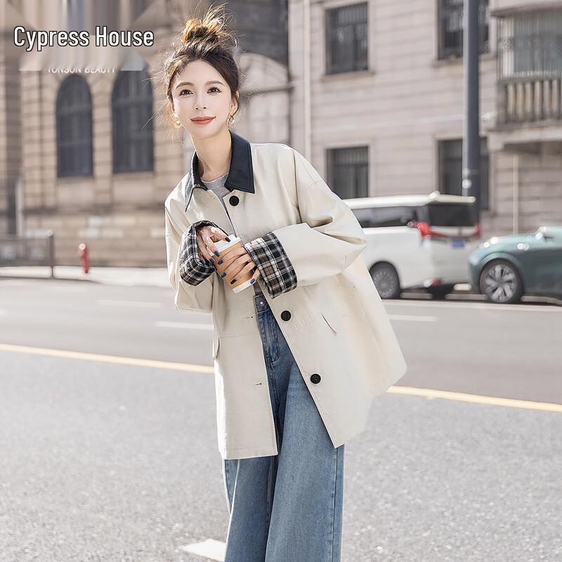 Women s Lyocell Blend Loose Trench Coat XL