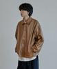 Malen Unesix Leather Jacket Light Camel
