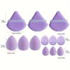 New 12pcs Sponge for Makeup Kit Makeup Blender Set Foundation Sponge Beauty Blenders Sponges Women Make Up Accessories HZFP03