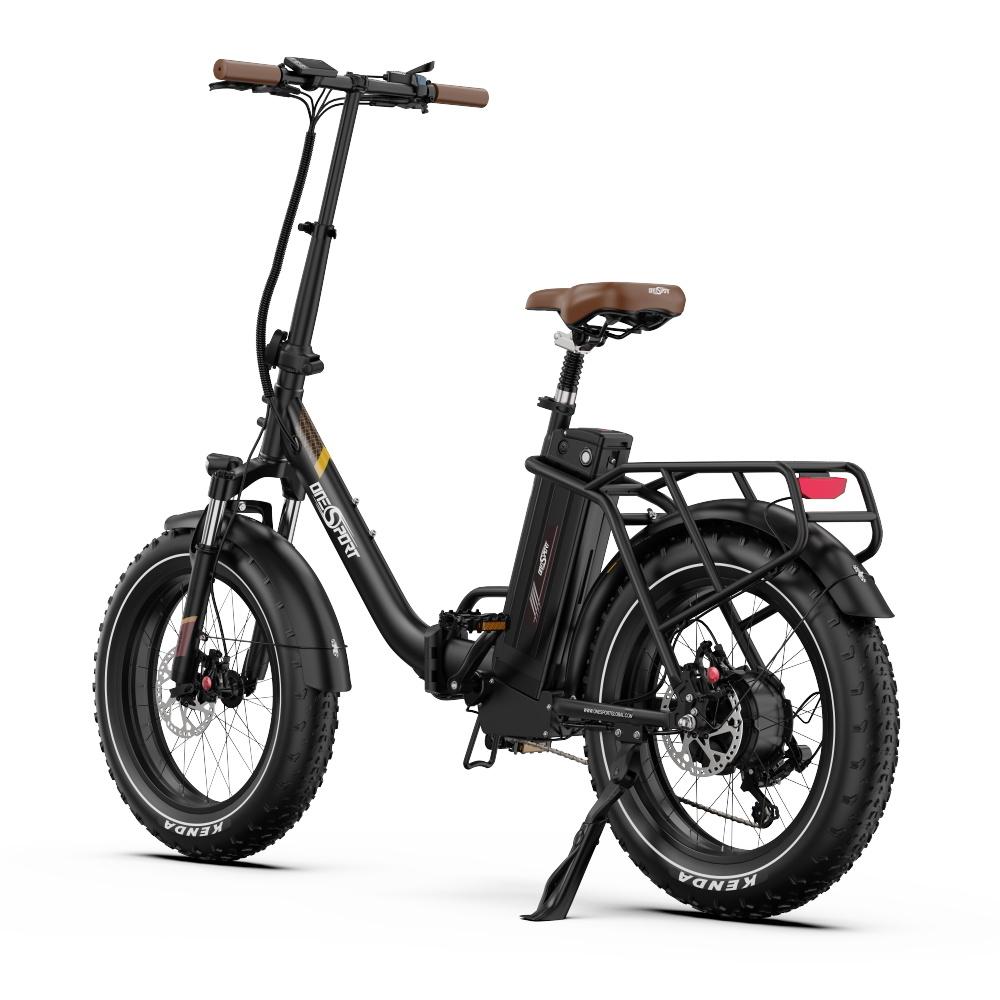 Electric Bicycle Onesport OT16 Max 20" Fat Tire 500W Motor 48V 18AH Can Connect To APP Max Range 60Km Hydraulic Brake Foldable