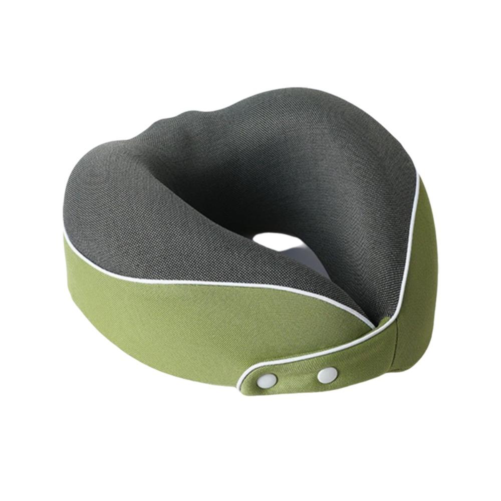 Portable Breathable Fabric U-shaped Pillow Slow Rebound With Storage Bag Travel Pillow Foldable Neck Pillow Office