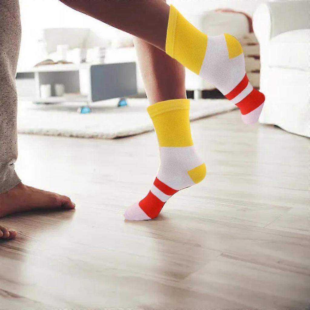 5pairs Sushi Socks Mid Calf Socks Cotton Christmas Socks - Couple Casual Socks Christmas Gift Box Set - RiRi