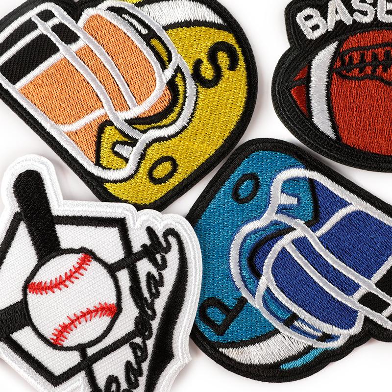 Výšivka štítek baseballová čepice fotbal sportovní výšivka nálepka nášivka nálepka zavazadla doplňky nášivka doplňky látková nálepka