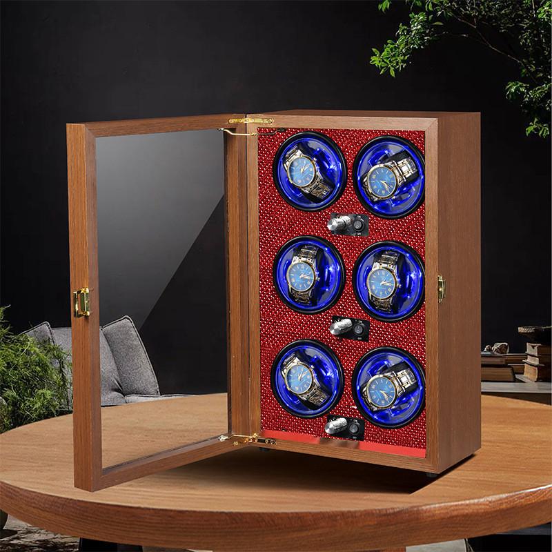 Luxury Wood Mechanical Watch Storage Box Intelligent Watch Winder Automatic Watch Box Winding Device