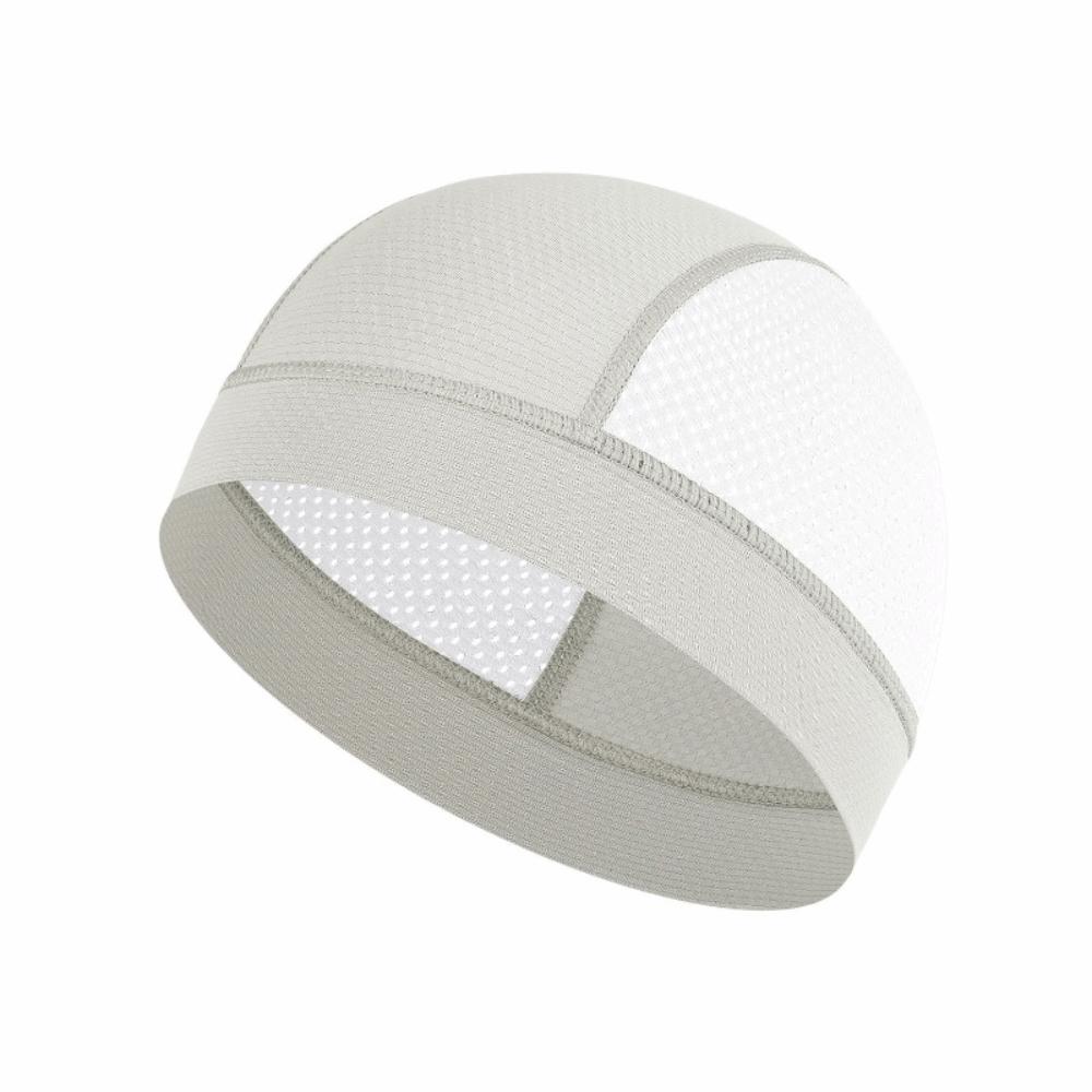 Casual Thin Mesh Skull Beanie Cap Quick Dry Breathable Cycling Helmet Liner Cap Sun Protection Solid Color Summer Cycling Cap