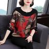 Women's Plus Size Long-Sleeve Fashionable Belly Cover Shirt - Spring/Autumn Wear