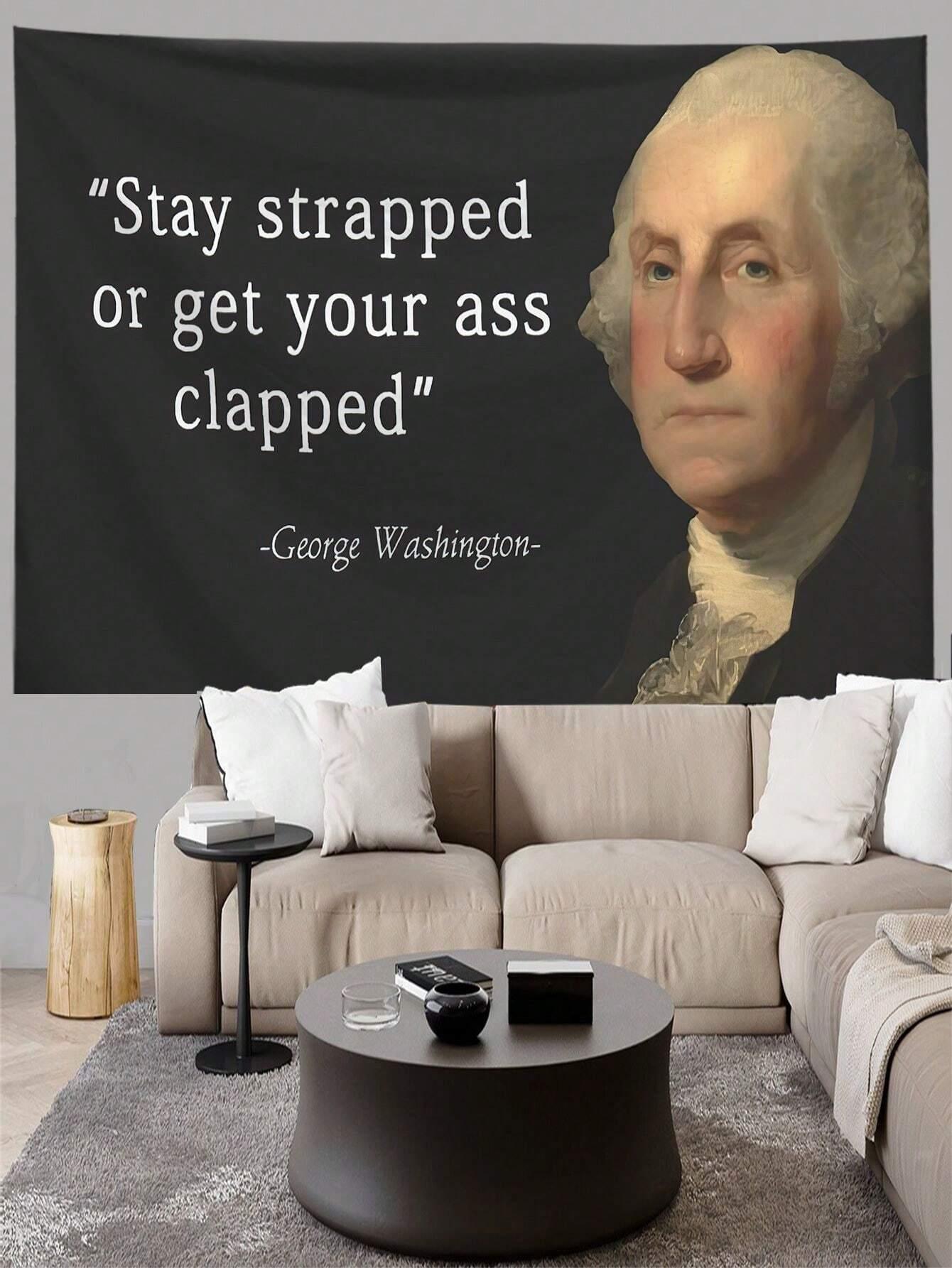 

GGeorge Funny Slogan Flag Tapestry Dorm Banner Home Room Wall Art Decor 74x94cm(29x37in)