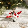Christmas Decoration Claus Airplane Ornament Christmas 13*11*6cm Retro Design Versatile Decoration Carefully Crafted