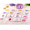 Kids Wooden Jigsaw Puzzle with Iron Box Children Early Learning Metal Box Puzzle Toys Boys Girls Baby Montessori Educational Toy