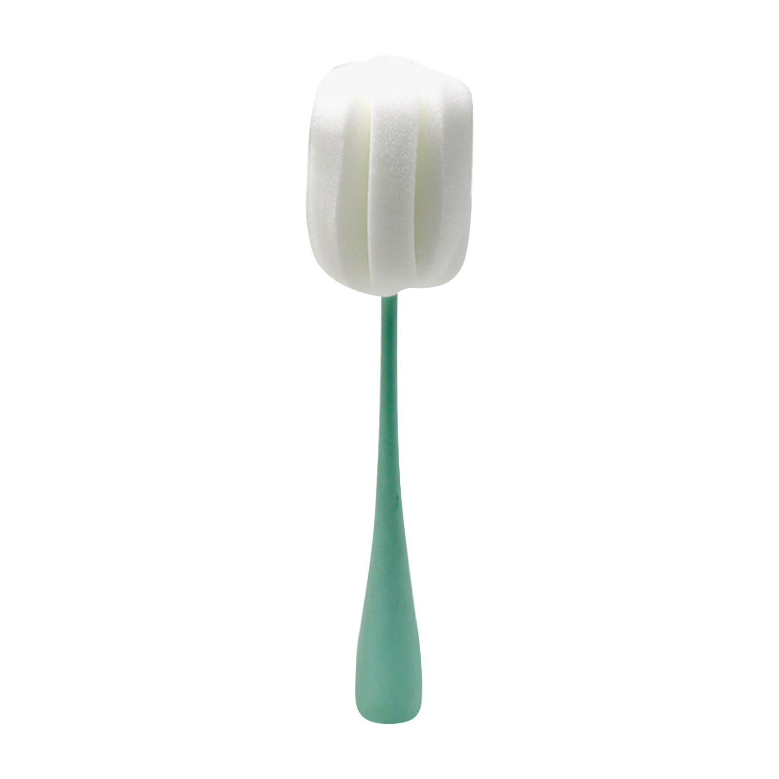 

Bottle Brush Sponge Cup Brush Detachable Brush Long Handle Water Bottle Cleaner Brush For Baby Bottles Vacuum Cup One Size зелёный
