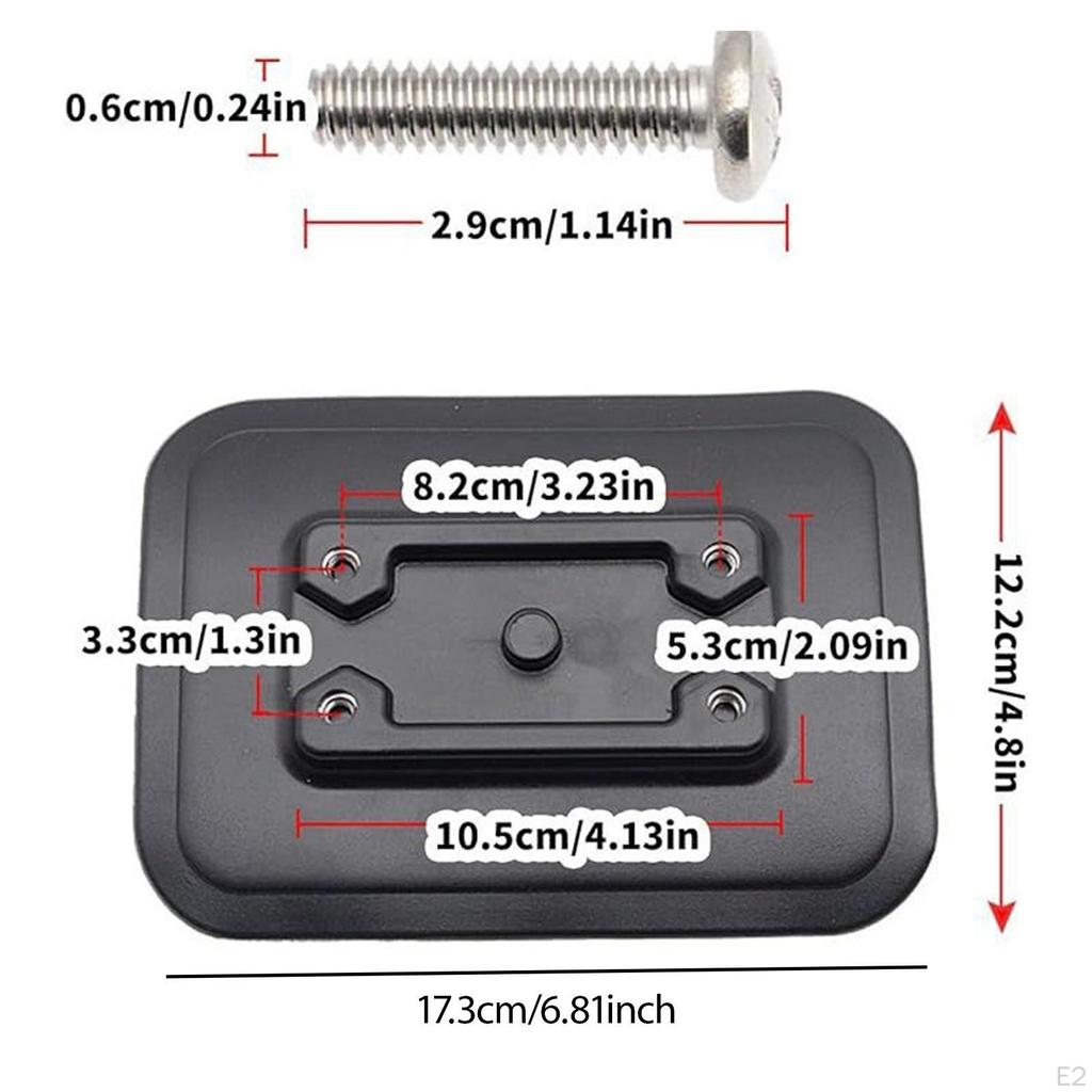 Angelrutenhalter Montagebasis Befestigungswinkel Stabil Marinezubehör Boot