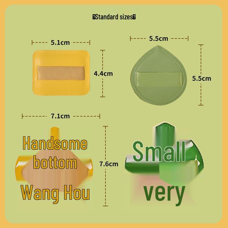 100% Cotton Marshmallow Cushion Puff - XL Makeup Blender for Wet & Dry Use