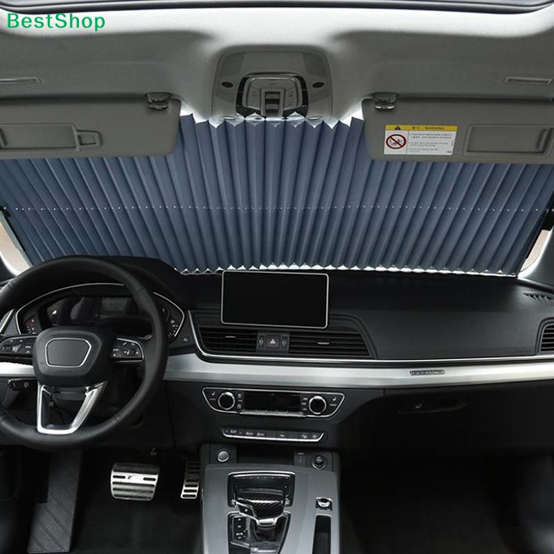 Retractable Car Window Sun Shade,Foldable Pleated Car Side Window Sunshade,UV Protection Auto Window Blind