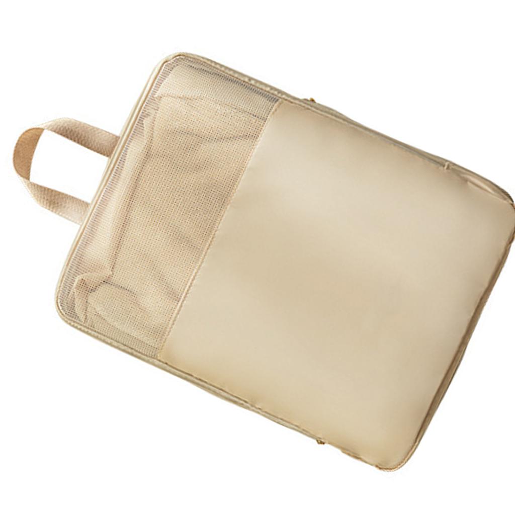 Vacuum Storage Bags for Clothes Bedding Space Saving Designs Sturdy Reusable Sateen Fabric Travel Home Organizing