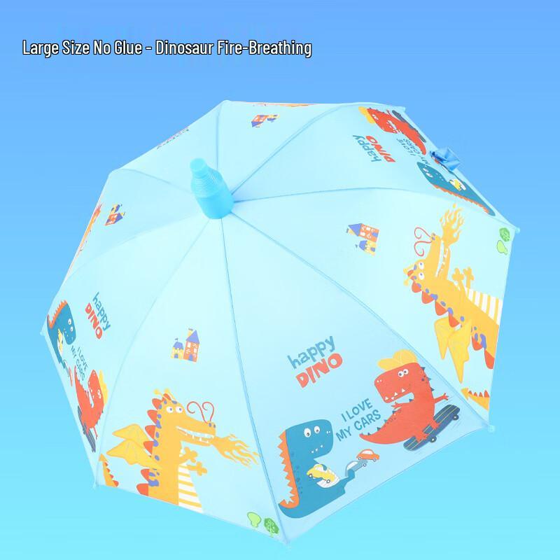 Children's Cartoon Semi-Automatic Stick Umbrella