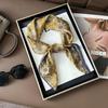 Korean Style High-End Printed Silk Scarf - Versatile Fashion Accessory