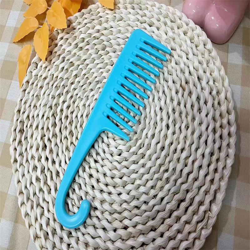 Large Curved Wide-Tooth Comb for Curly and Long Hair, Anti-Static, Net Red Style