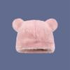 Plush Skull Cap Outdoor Sport Warm Hat Cartoon Bear Ear Beanie Skiing Hiking Cap
