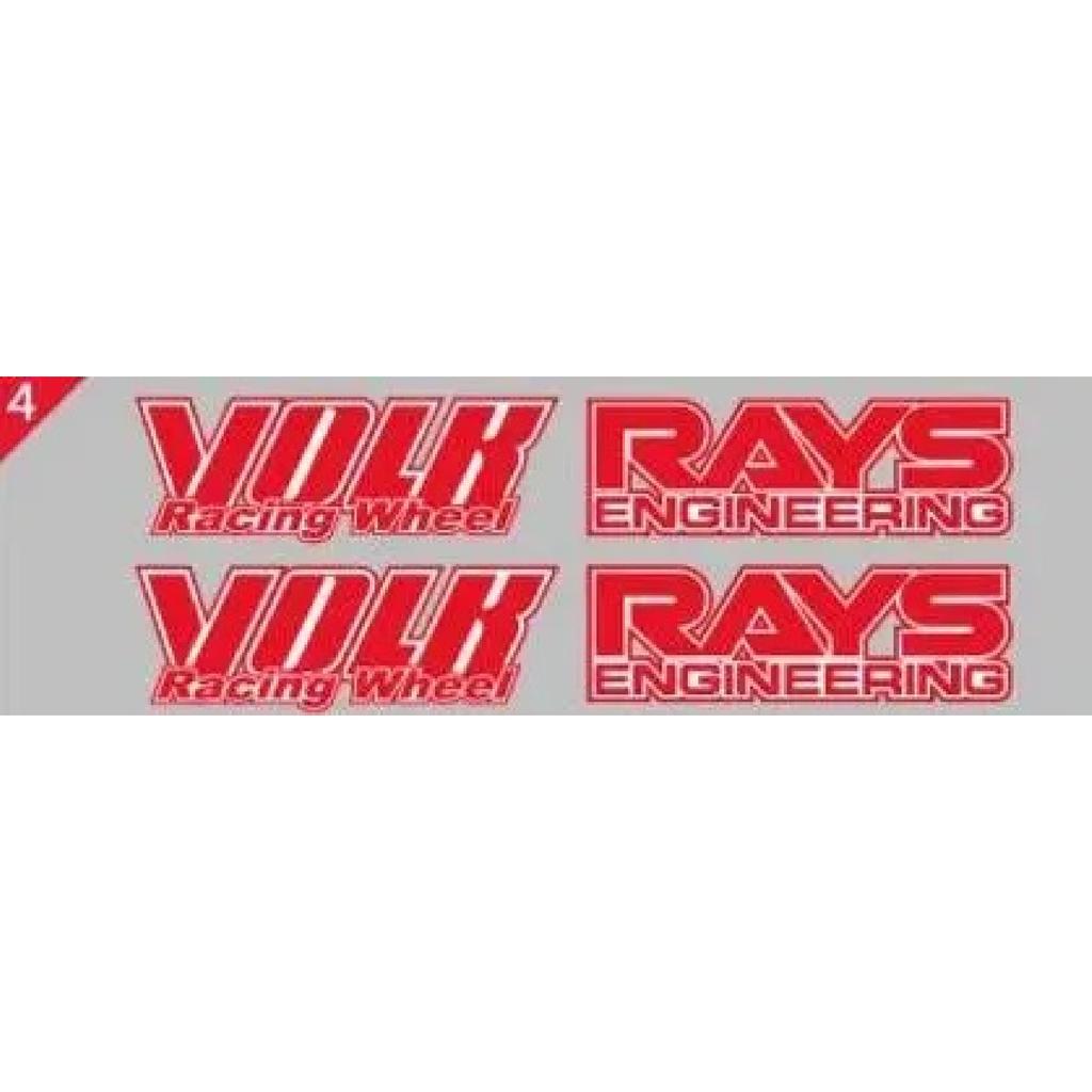 Volk Rays Autostyling Klasický Dekorativní Vinylový Ráfek Kreativní Sada Samolepek pro RAYS Volk Racing TE37 TE37 SL TE37C