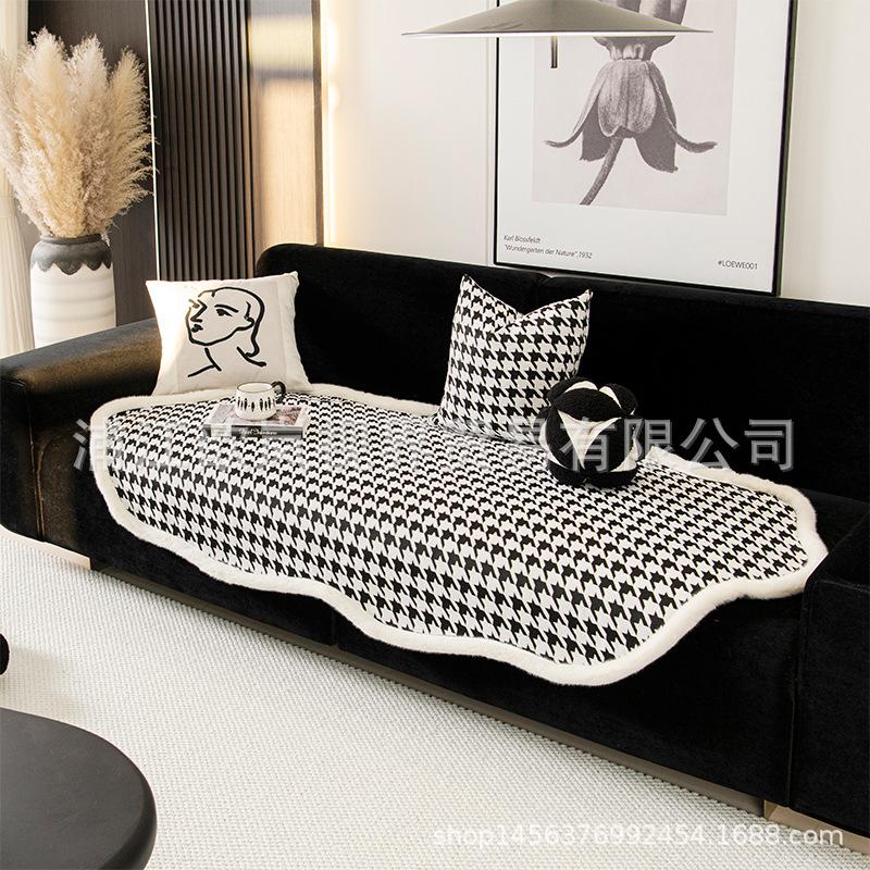 Irregular Special-Shaped Sofa Cushion Anti-Skid Seat Cushion In Autumn And Winter  New Qiandongge Sofa Cover Cover Cloth Towel