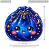 Kawaii Galaxy Dumpling Pillow Starry Bao Cushion Cute Space Throw Pillow Shaped Stuffed Floor Cushion For Home Decor Gift