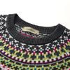 Kommon Boca Women's Fair Isle Thick Wool Sweater