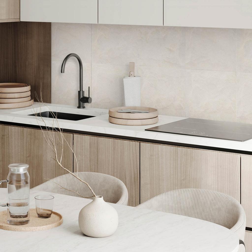 Naklejany Panel Winylowy Do Przedpokoju 100X50 Cm Tekstura Naturalnego Kamienia