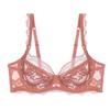 Sheer Lace Push-Up Bra: Breathable, Hollow Design for All Bust Sizes