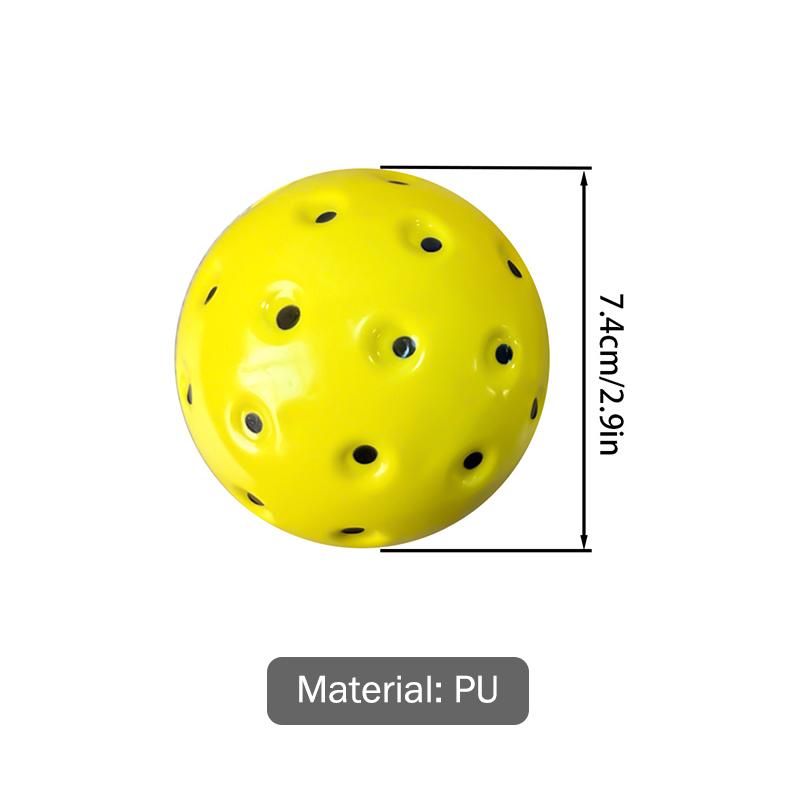 1/3Pcs Silent Pickleball Indoor Entertainment Silent Practice Ball Pu Foam High Bounce Resistance Not Disturbing People