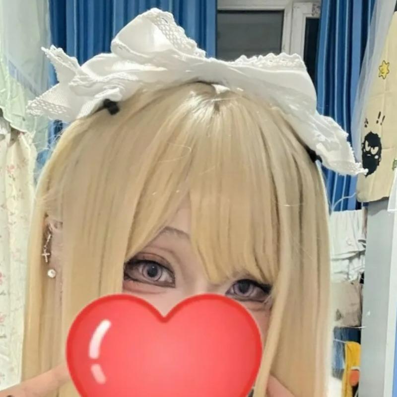 Neues großes Schleifen-Kopfstück Lolita-Haarband Puppen-Schleifen-Haarnadel Maid Handgemacht Cosplay Japanischer Anime Japanische Haarspangen Accessoire