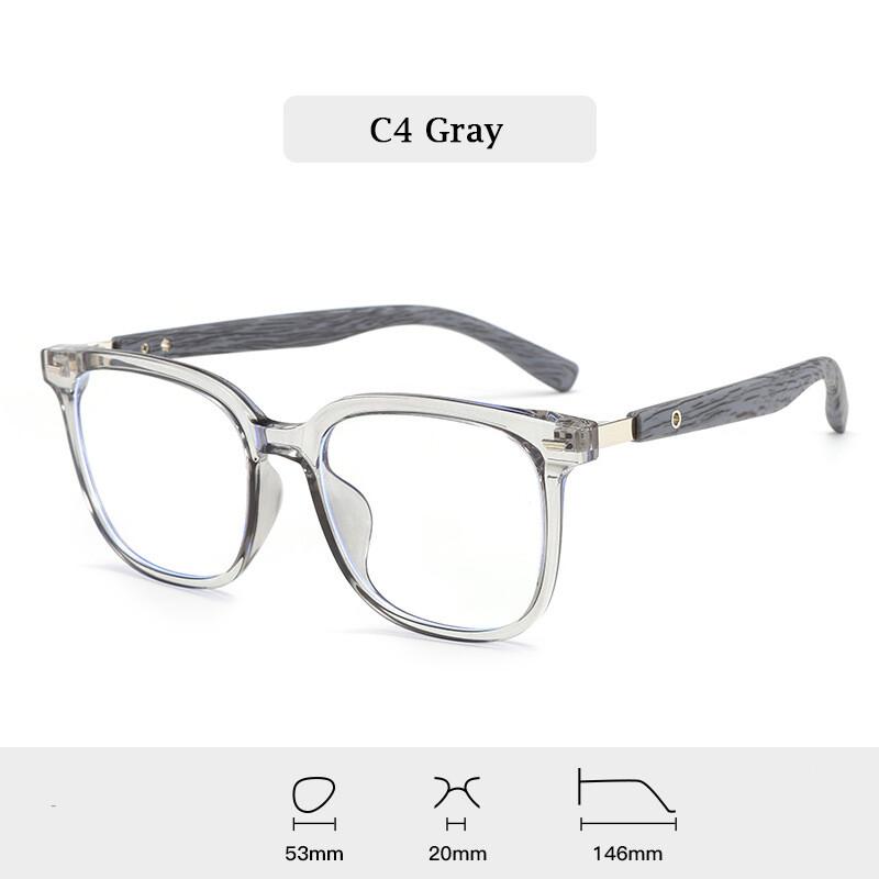 Imitation Wood Grain Eyeglass Men's Reading Glasses Optical Lenses Grade Glasses Prescription For Eyepieces Anti-glare Lenses