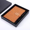 Anpassbares A5 Geschäftsgeschenk-Set - PU-Leder-Notizbuch mit Logo-Druckoption