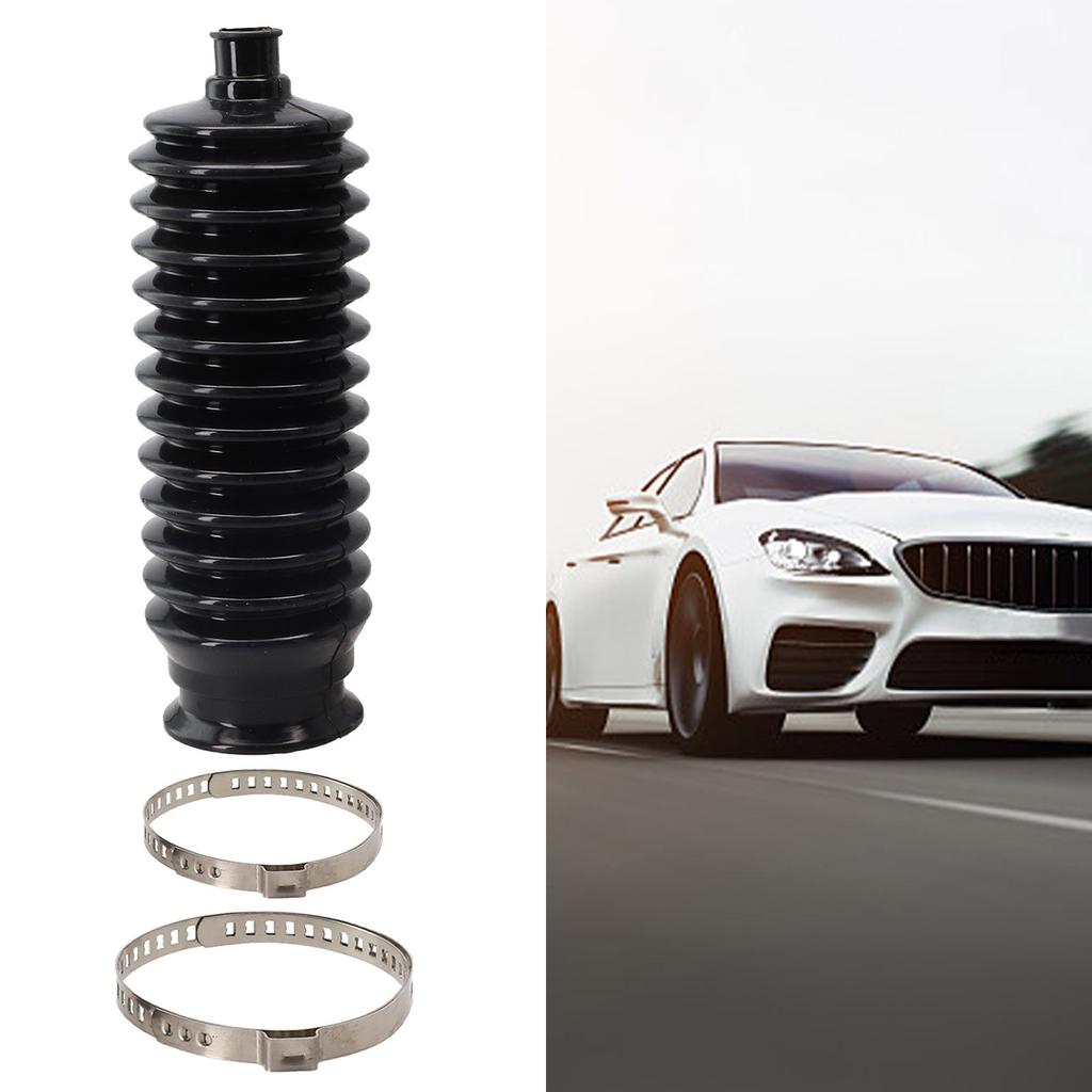 Gaiter Pinion Boots Black Clamps Easy To Install Part