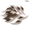 10Pcs Gold Color/Silver/Bronze Filigree Wraps Angel Wings Pendant Metal Crafts For Diy Headwear Jewelry Making Accessories