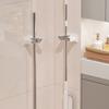 2pcs Self-Adhesive Mop Holder Wall Mounted Mop Brooms Organizers Cleaning Tool Holder for Laundry Room, Bathroom, Garage