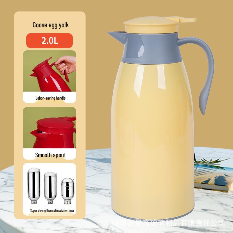 Large Capacity Cat Thermos with Glass Liner - Insulated Kettle for Home and Dorm Use