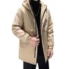 2025 New Winter Winter Clothing Men's Short Hooded Cargo Jacket Casual Thickening Versatile Trend