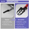 Mini Bike Foot Pegs Assembly Kit Compatible With Coleman Minibike CT200U CT200U-EX BT200X CT200U-EXR CT100U CC100X Axis M200 196Cc 200Cc 97Cc 100Cc