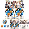 Naruto Ninja Birthday Party Supplies Decorate With Colorful Balloons Pull Flags And Cake Toppers