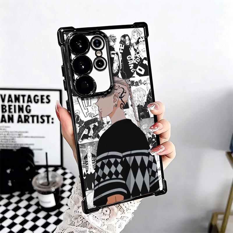 Tokyo Revengers Anime Weiche Handyhülle Für Samsung Galaxy S26 Ultra S25 Edge S24 FE S23 Plus S22 S21 + S20 Galvanisiert Anti-Fall Schutzhülle