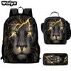 Lion King Schoolbag High Definition Printing Multi-Function Cross-Border Burden Reduction Large Capacity Backpack