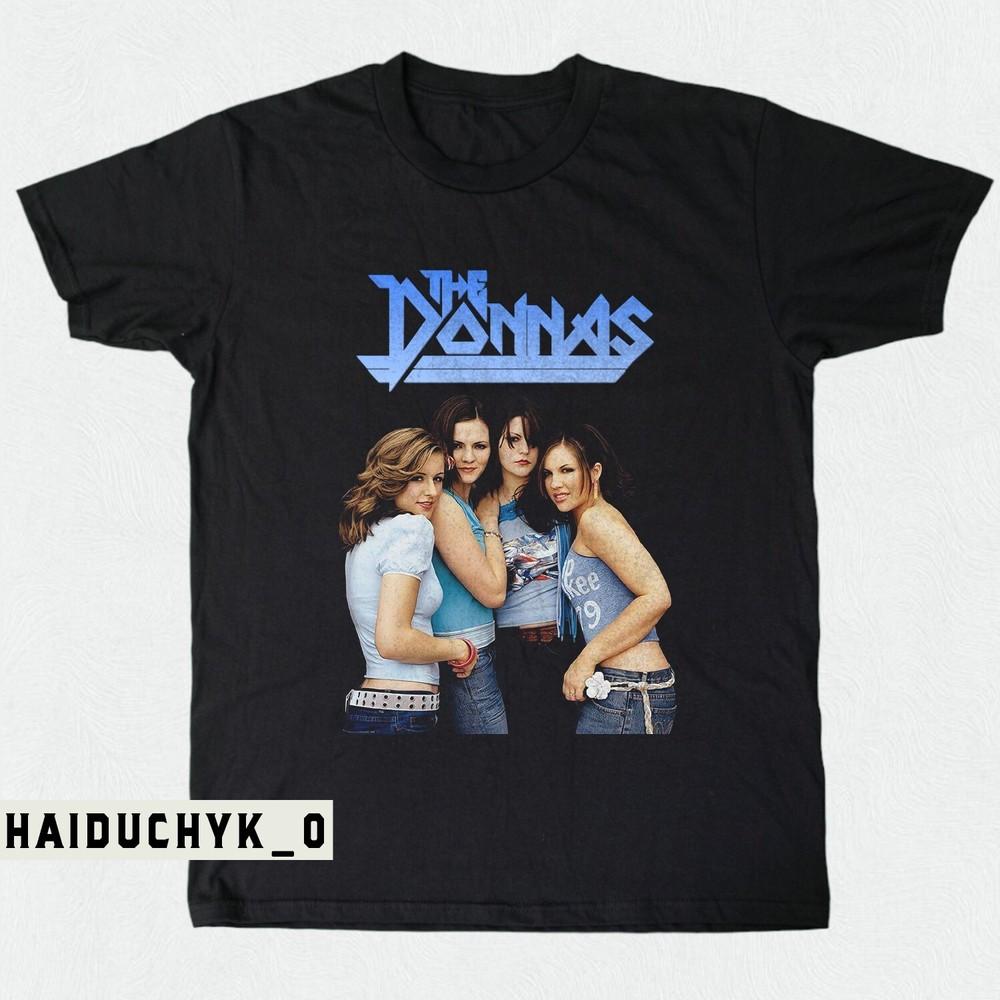 The Donnas American Rock Band Unisex Black T-shirt S-5XL Unisex T-Shirt XL
